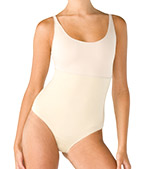 Hide and Sleek Bodysuit with Thong Back
